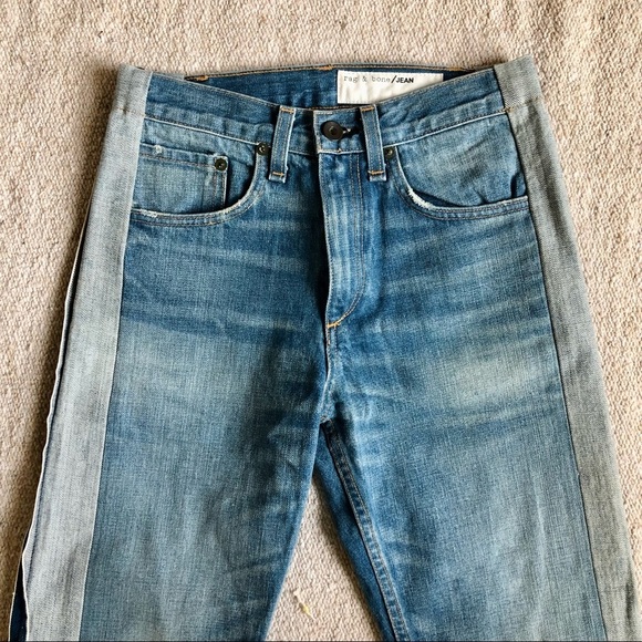 NWOT Rag & Bone Marilyn Crop Straight Jeans in Reverse Salvage - Picture 5 of 13